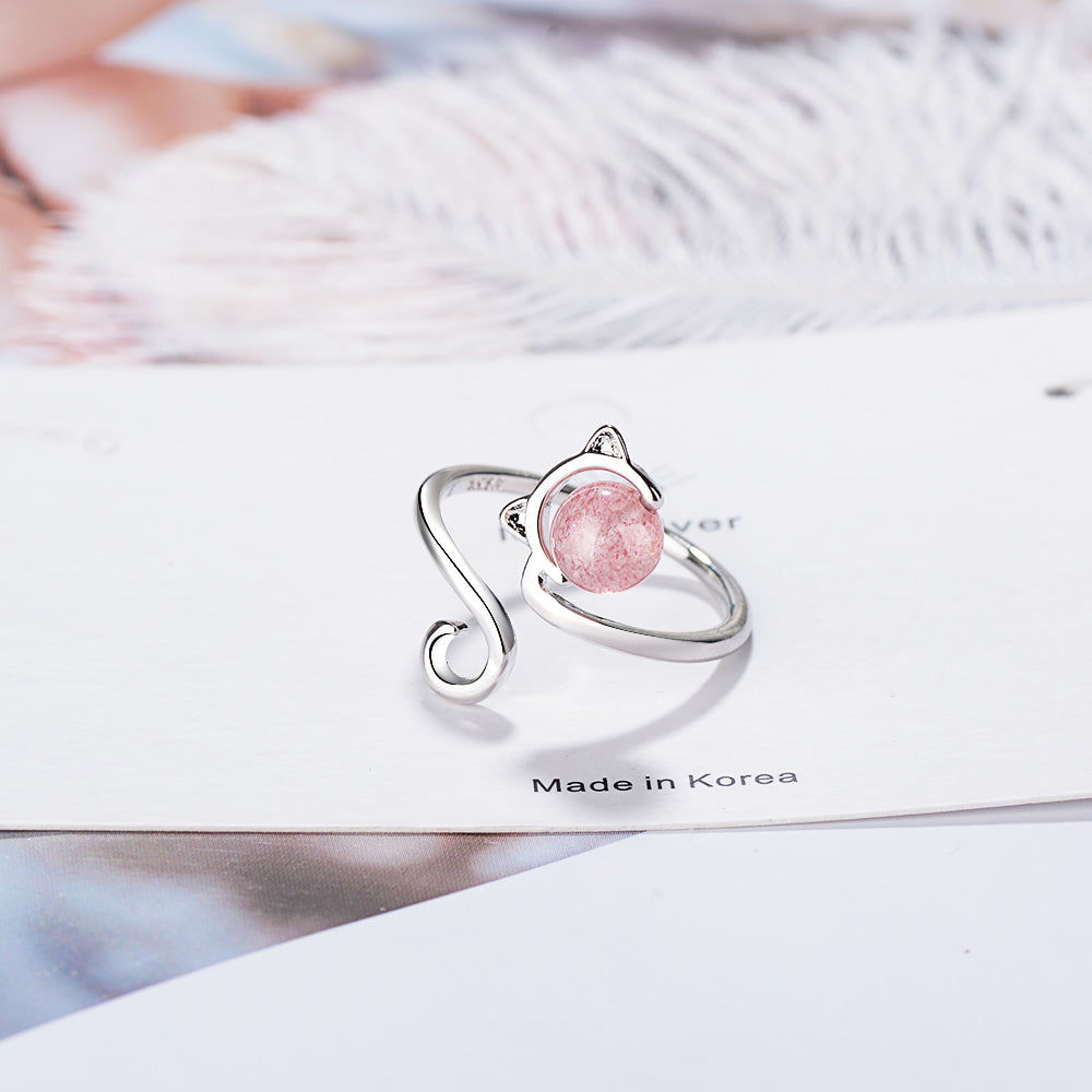 Korean Style Cat Ring