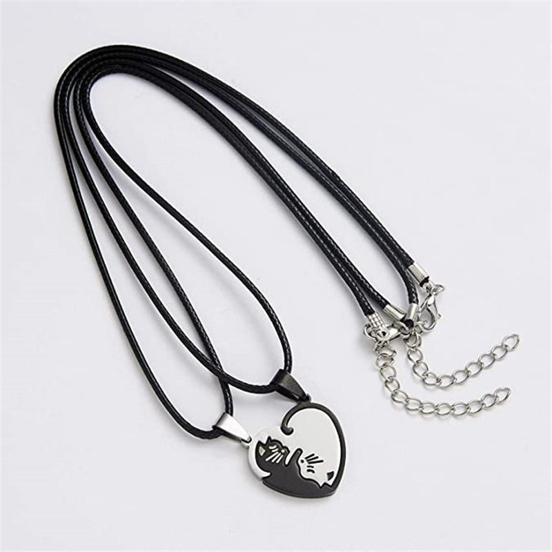 Female Autumn Winter Sweater Titanium Steel Male Pendant Hip Hop Necklace