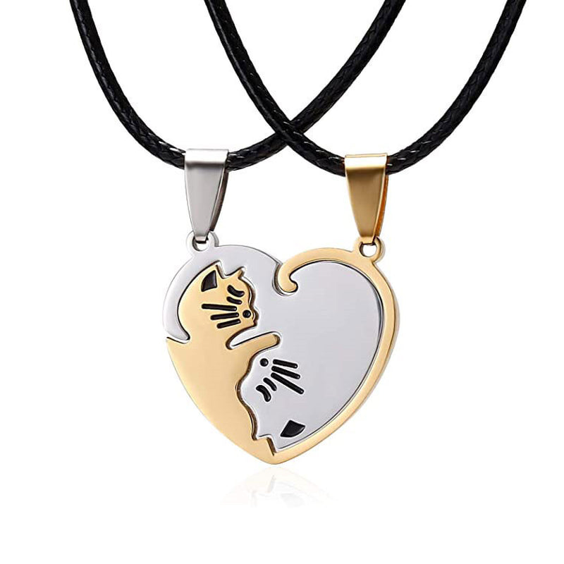 Female Autumn Winter Sweater Titanium Steel Male Pendant Hip Hop Necklace